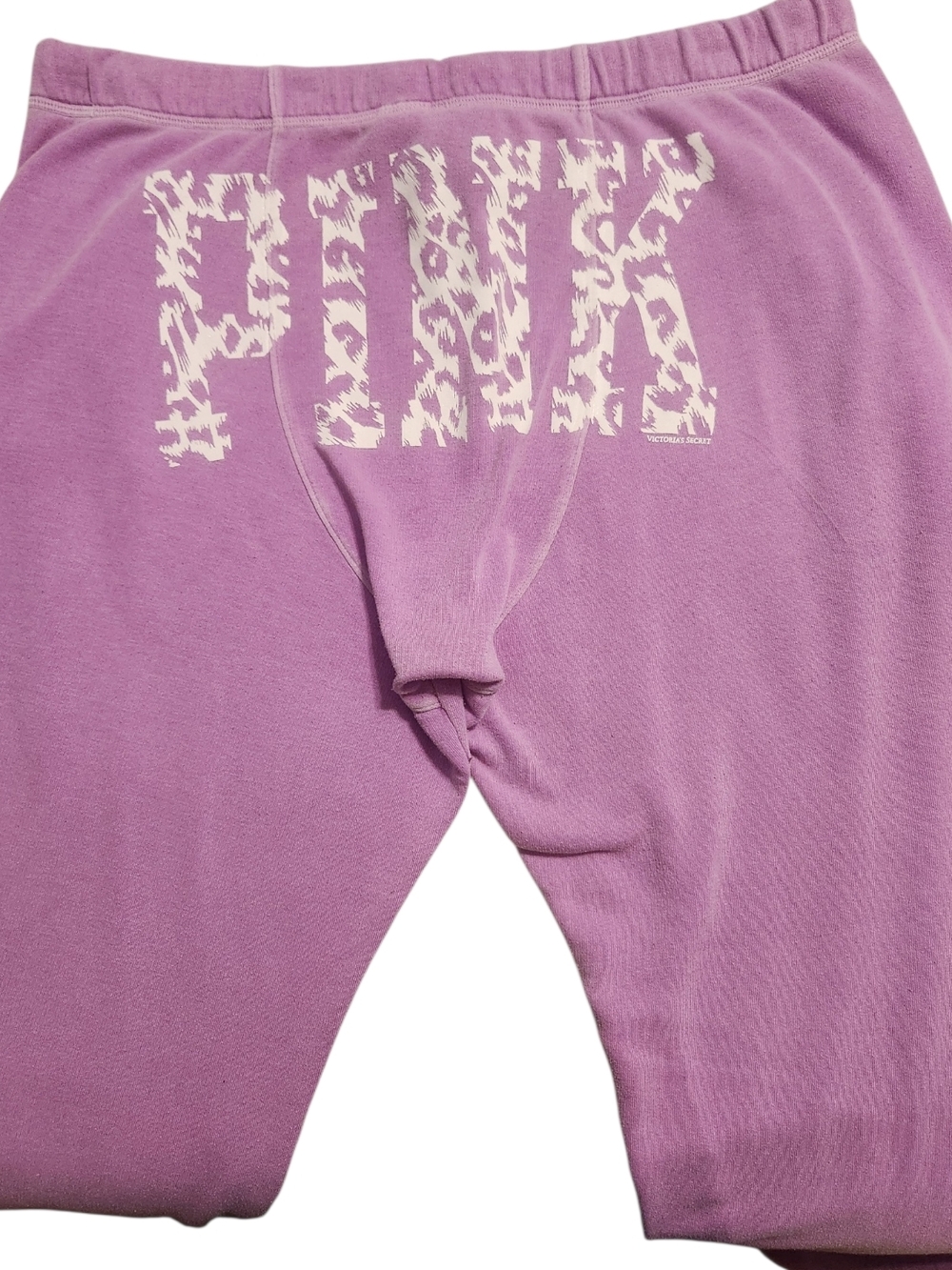 PINK Victoria's Secret Lavender Y2K Wide Leg Sweatpants, Womens, Oversized Large - Picture 2 of 7